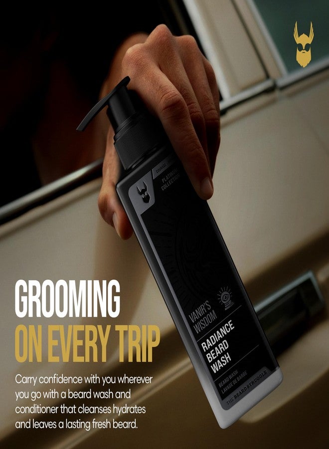 The Beard Struggle Radiance Beard Wash & Conditioner Bundle - Platinum Collection - Pack of 2 - Vanir's Wisdom - 8 Fl Oz each - For Men - Nourish, Cleanse, Soften, & Strengthen Beard - Image 5